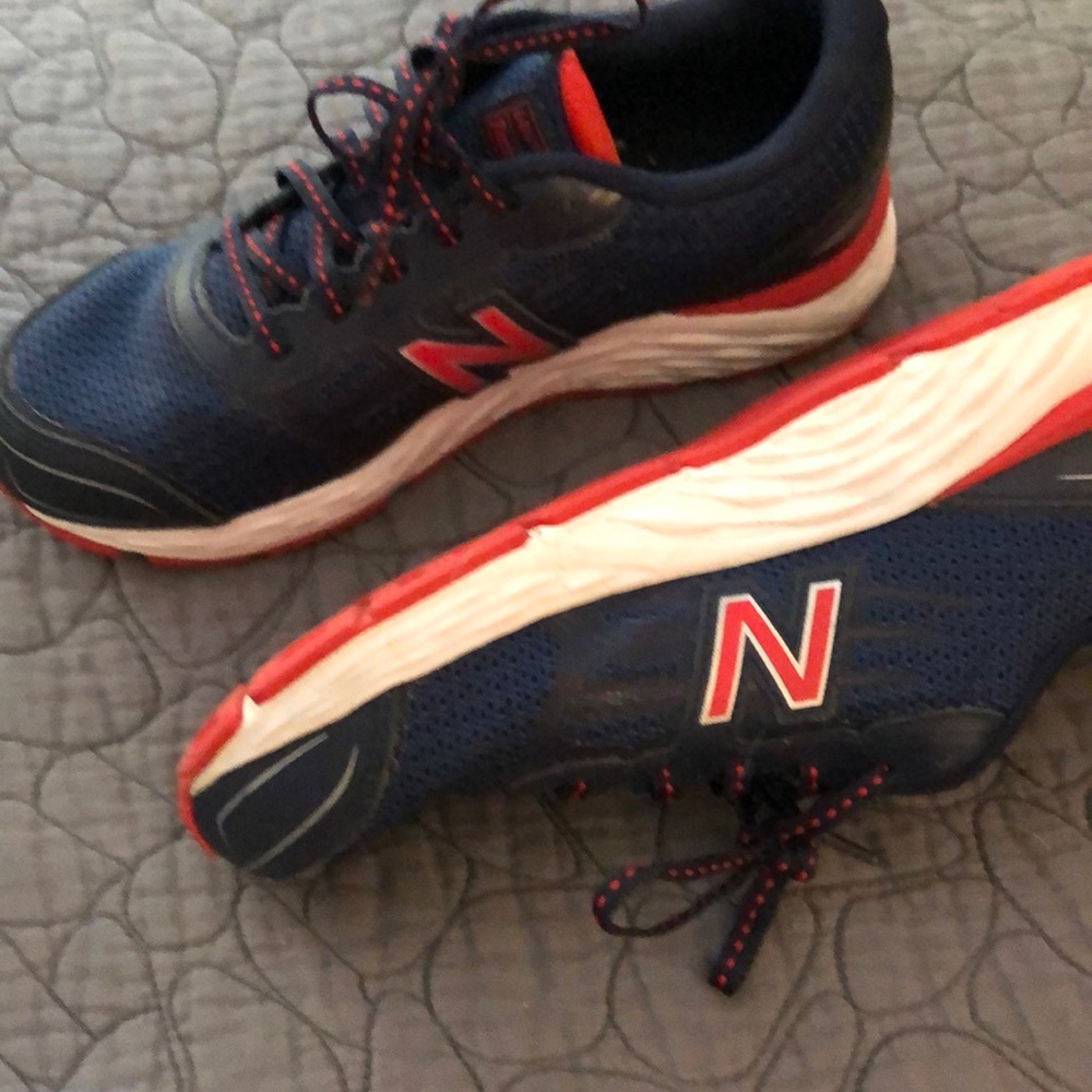 Barely worn boys new balances